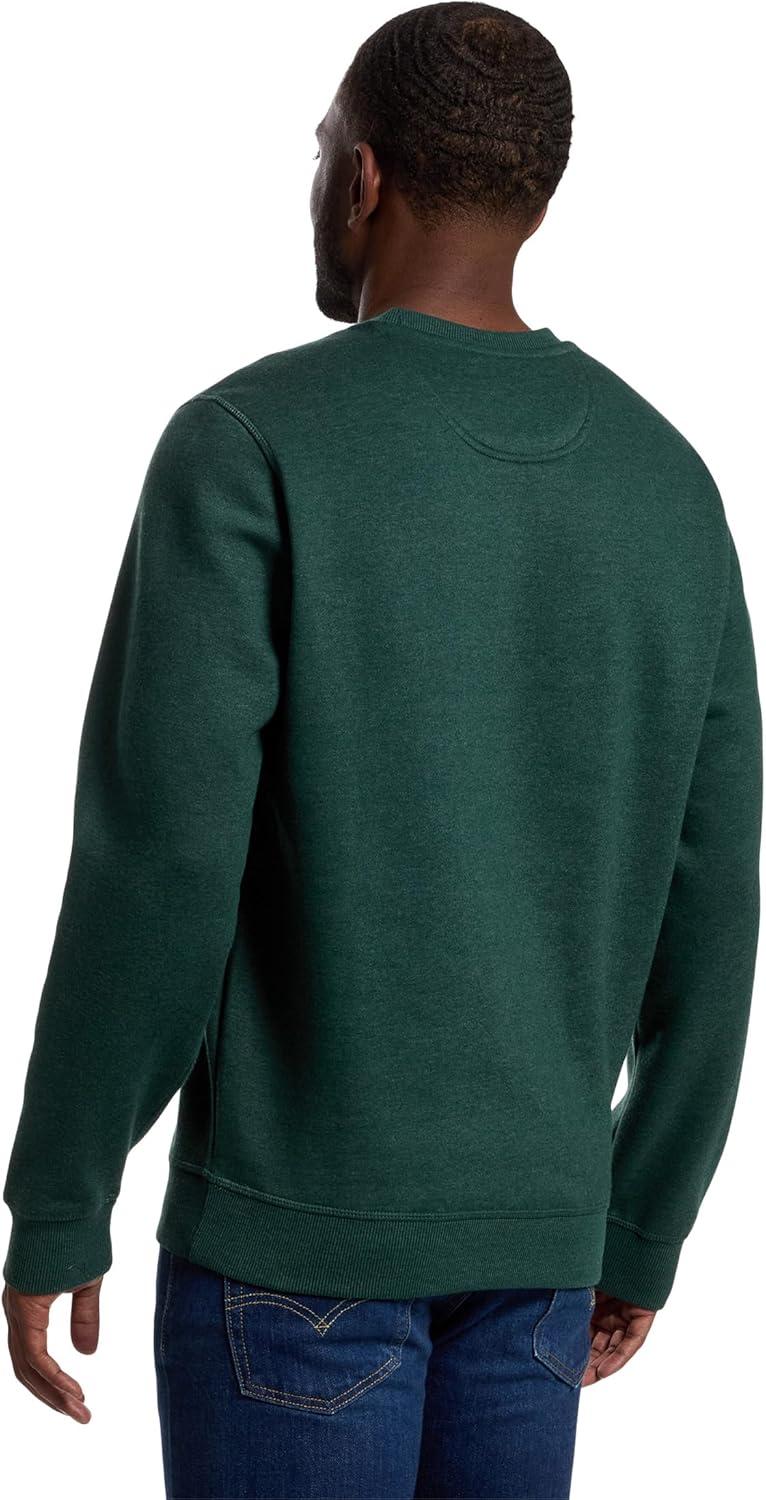 image:imageUS Polo Assn mens Long Sleeve Popover Crew Neck Fleece SweatshirtWild Teal Heather