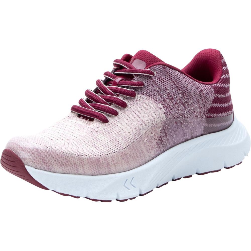 image:imageAlegria Women Revl ReBounce Sneakers Shoes Knitted Lightweight Athletic Walking Tennis ShoeOmbre Berry