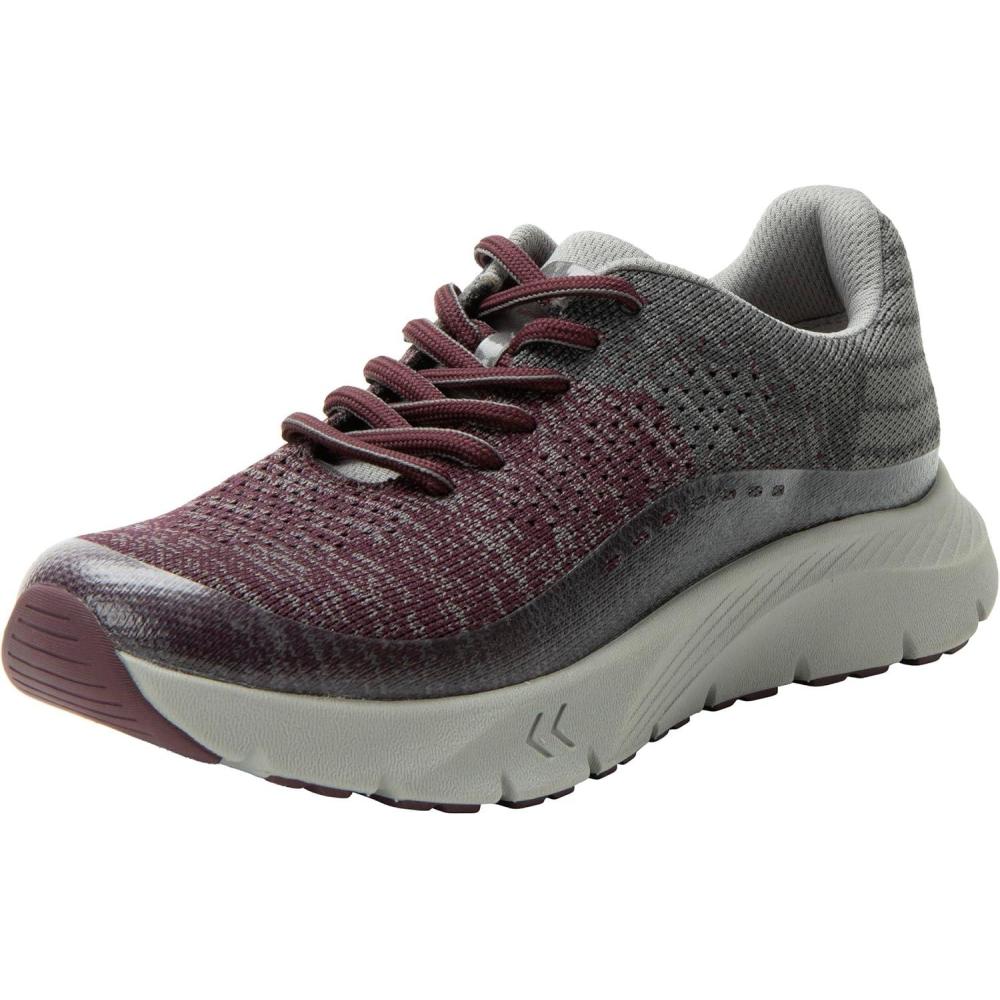 image:imageAlegria Women Revl ReBounce Sneakers Shoes Knitted Lightweight Athletic Walking Tennis ShoePlum