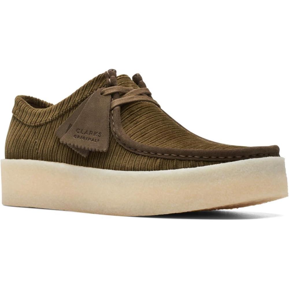 image:imageClarks Mens Wallabee CupGreen Cord Textile