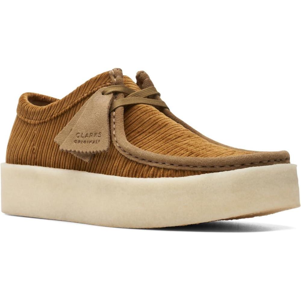 image:imageClarks Mens Wallabee CupTan Cord Textile