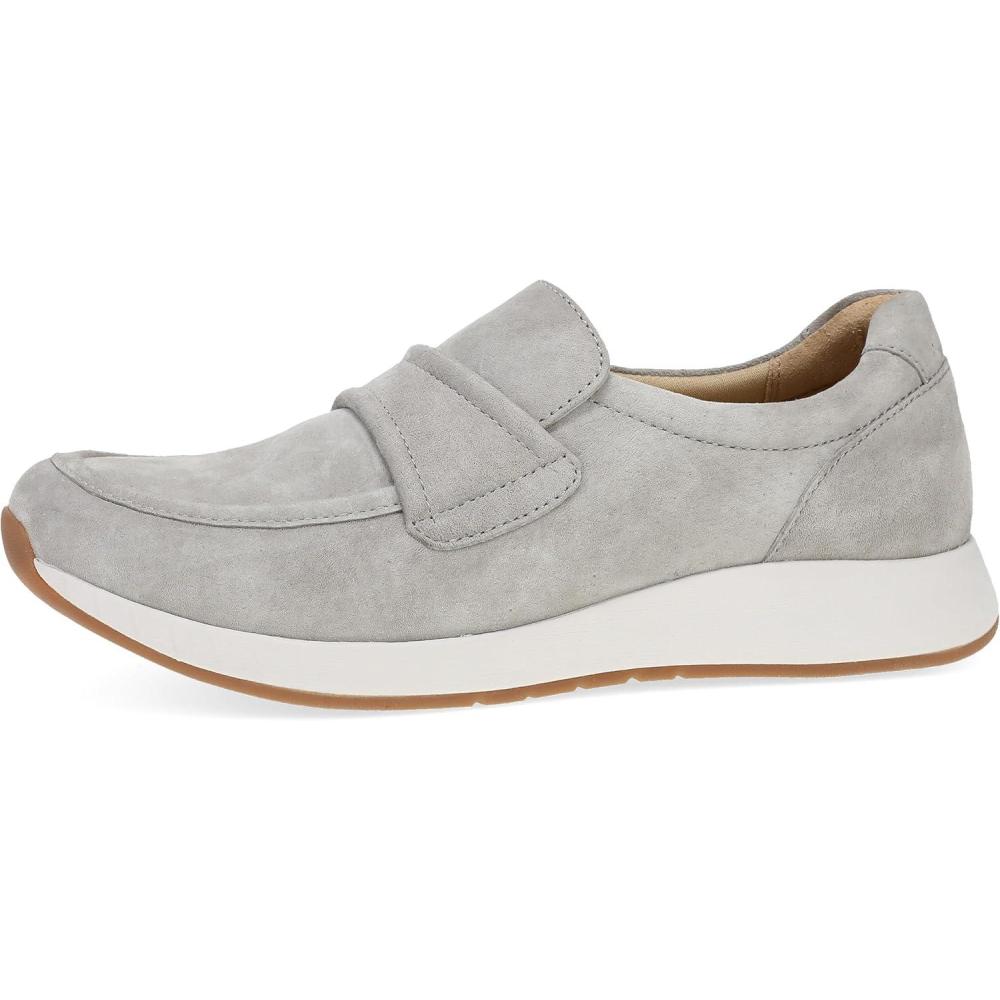 image:imageDansko Clementine SlipOn Loafer Sneakers for Women with Supportive Footbed Lightweight Packable Comfort Loafer Cushioned Midsole Casual Style for Work Office or Daily WearLight Grey