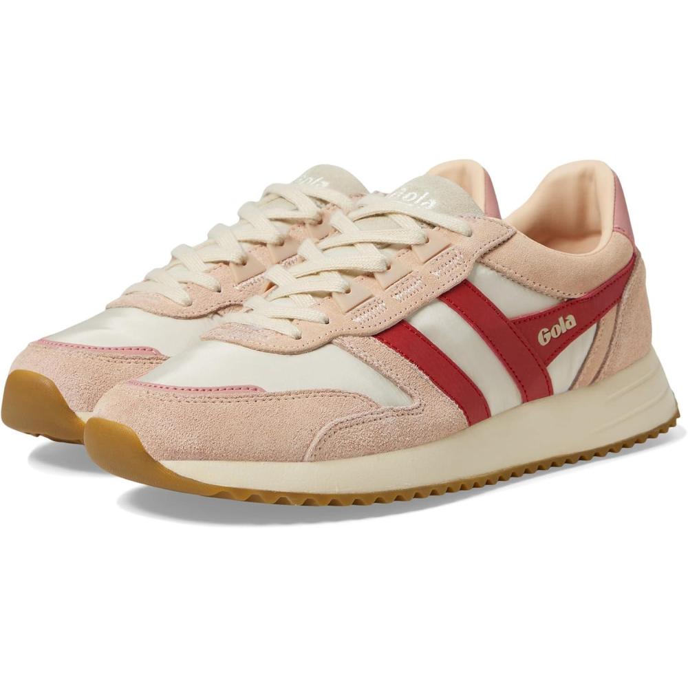 image:imageGola Womens Daytona MirrorSneakerWheatPearl PinkDeep Red