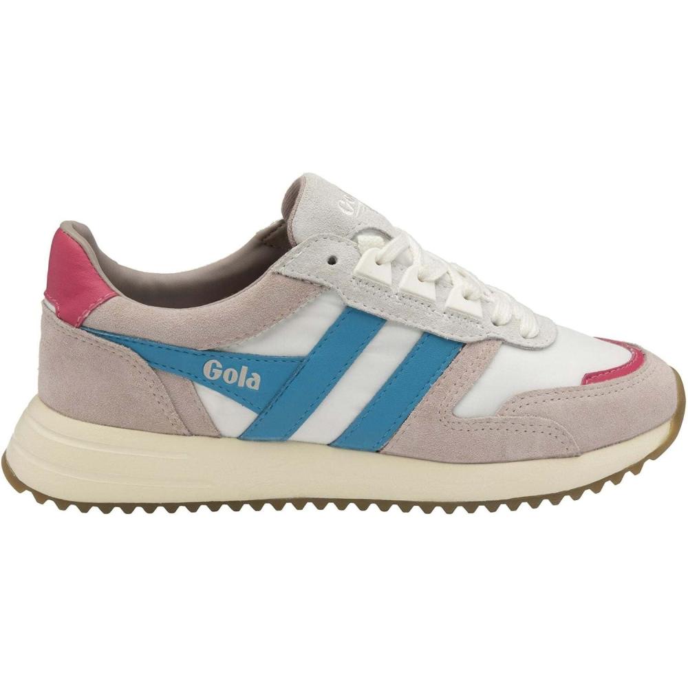 image:imageGola Womens Daytona MirrorSneakerWhite Lagoon Fluro Pink