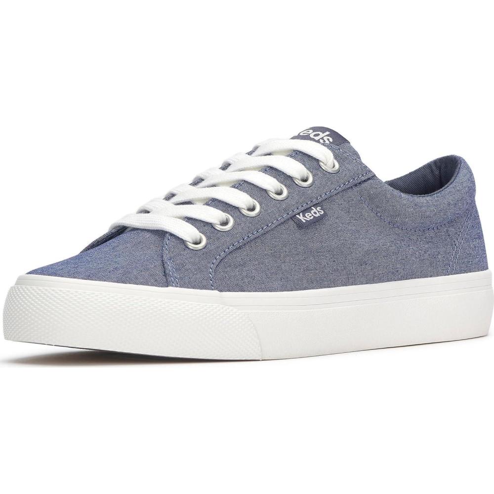 image:imageKeds Womens Jump Kick LeatherSneakerNavy Chambray