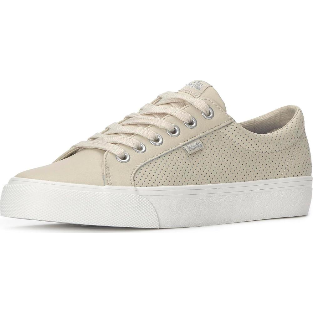 image:imageKeds Womens Jump Kick LeatherSneakerOatmeal Perf Leather