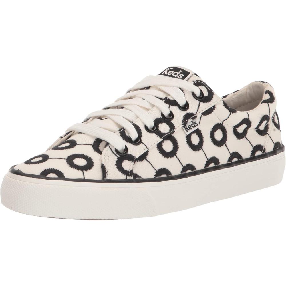 image:imageKeds Womens Jump Kick LeatherSneakerWhiteBlack