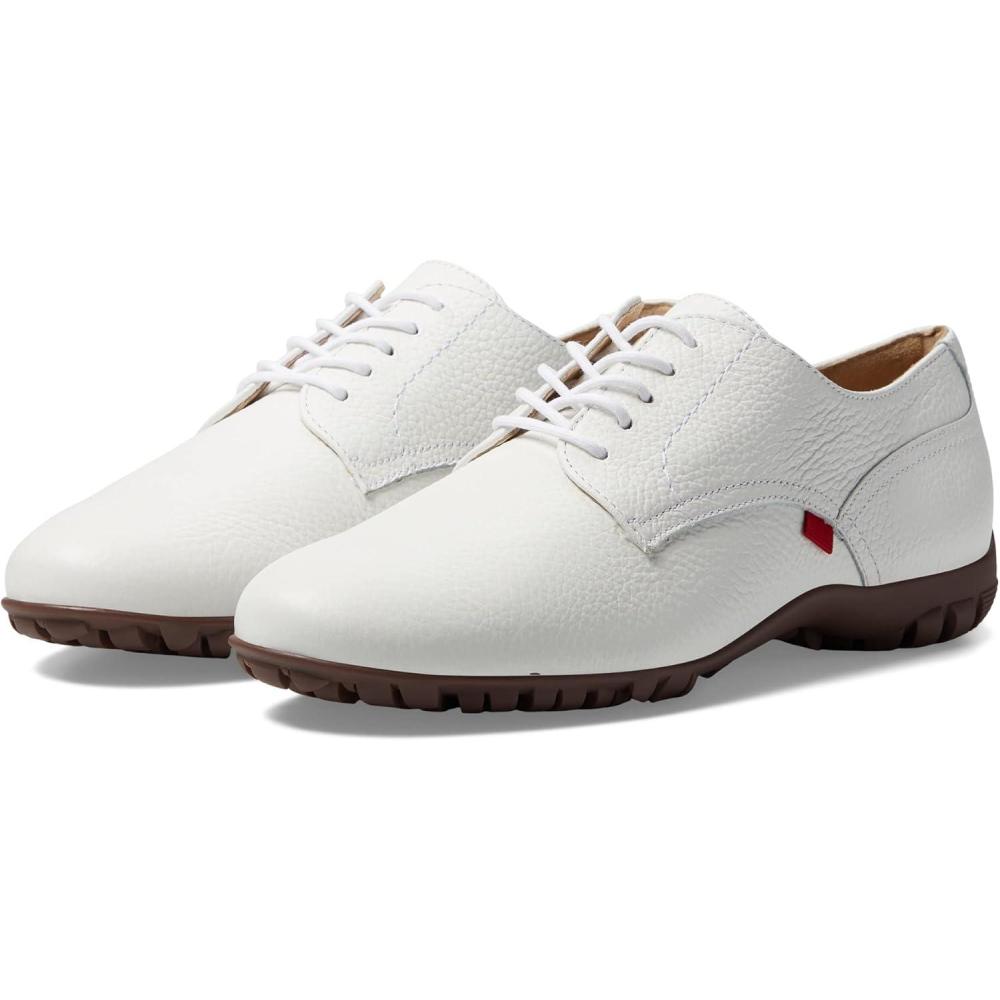 image:imageMarc Joseph New York Womens Golf Genuine Leather Made in Brazil Pacific Lace up Fashion Shoe MoccasinWhite Grainy