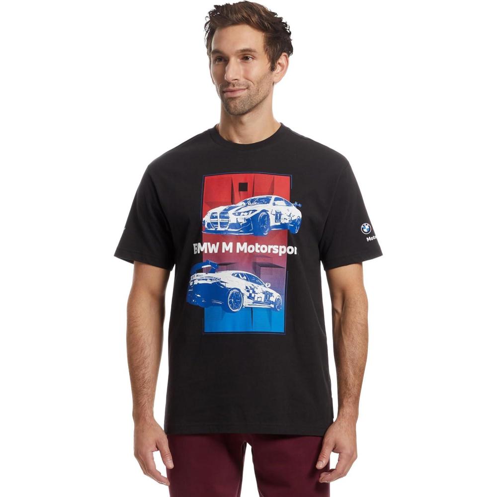 image:imagePUMA Mens Standard BMW M Motorsport Graphic TShirtPuma Black 3ah25