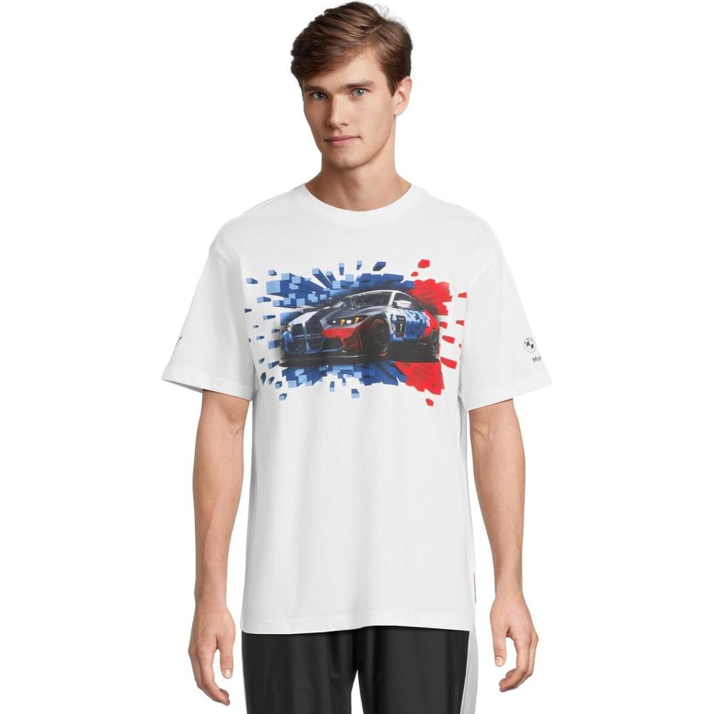 image:imagePUMA Mens Standard BMW Motorsport Graphic TShirtPuma White 4ah25