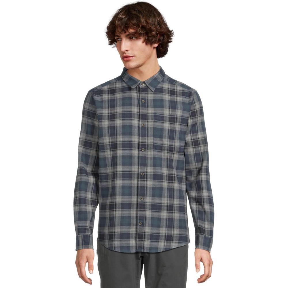 image:imageRoyal Robbins Mens Lieback Organic Cotton Flannel Long SleeveNavy Dipsea Pld