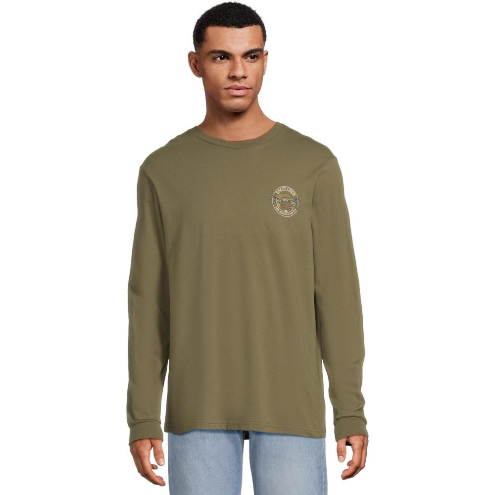 image:imageSalty Crew Mens Jimmy Long Sleeve TeeDusty Olive