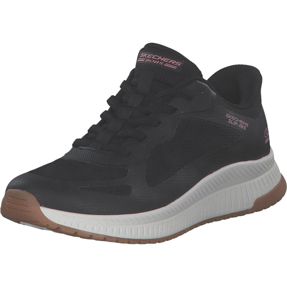 image:imageSkechers Womens Hands Free Slipins Bobs Squad 4 Staple LookBlack