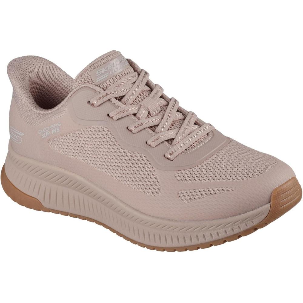 image:imageSkechers Womens Hands Free Slipins Bobs Squad 4 Staple LookNatural