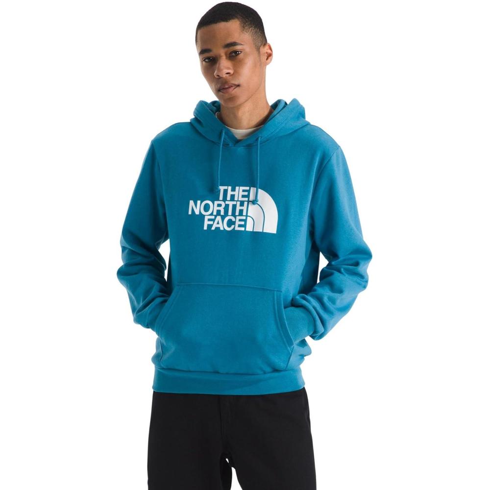 image:imageThe North Face mens Evolution Half Dome Hoodie  Adventure Ready Hood With Adjustable Drawcord Kangaroo Hand PocketDusk Blue