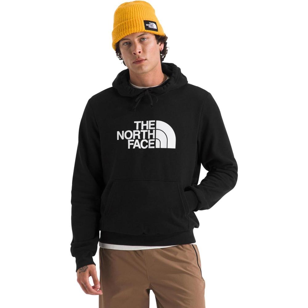 image:imageThe North Face mens Evolution Half Dome Hoodie  Adventure Ready Hood With Adjustable Drawcord Kangaroo Hand PocketTnf Black