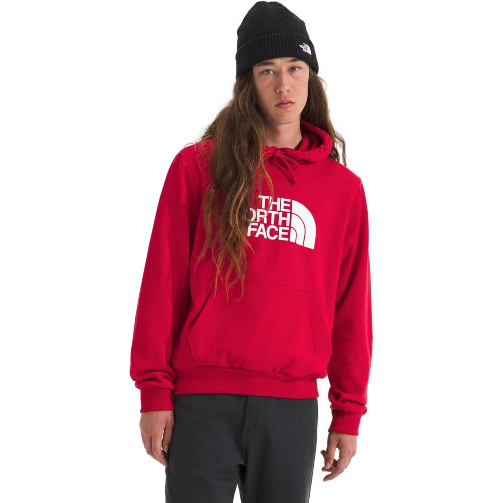image:imageThe North Face mens Evolution Half Dome Hoodie  Adventure Ready Hood With Adjustable Drawcord Kangaroo Hand PocketTnf Red