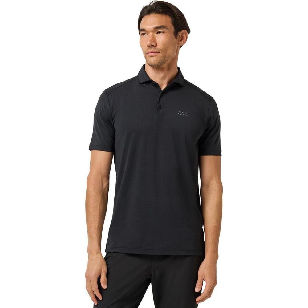 image:imageTravisMathew Mens Heater Active PoloBlack