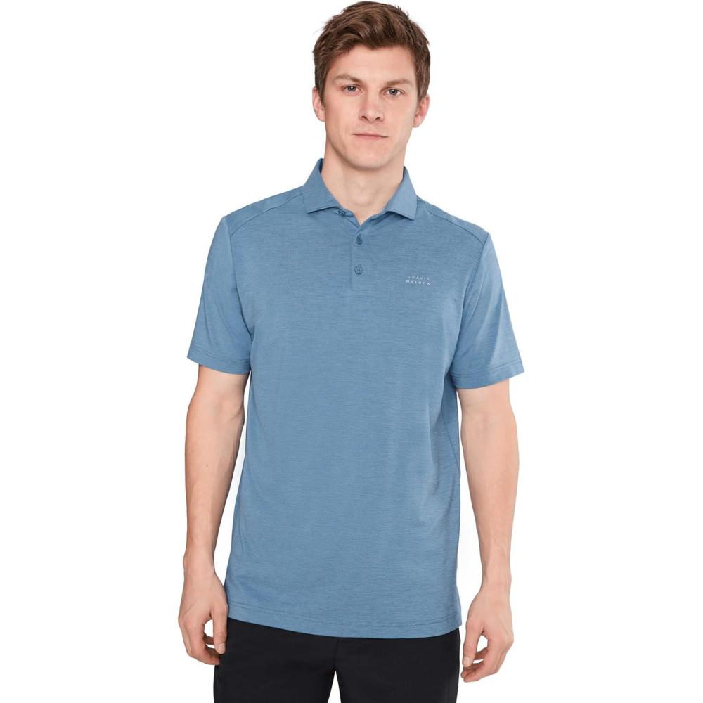 image:imageTravisMathew Mens Heater Active PoloBlue Horizon