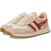 Wheat/Pearl Pink/Deep Red