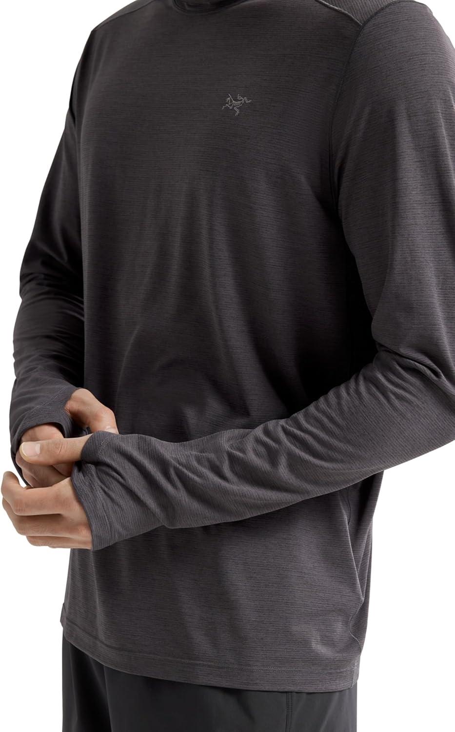 image:imageArcteryx Cormac Hoody Mens UPF 40 Hoody for HighOutput Activities Black Heather XXLarge