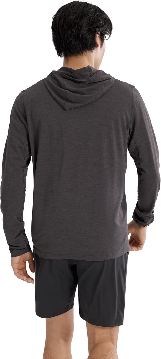 image:imageArcteryx Cormac Hoody Mens UPF 40 Hoody for HighOutput Activities Black Heather XXLarge