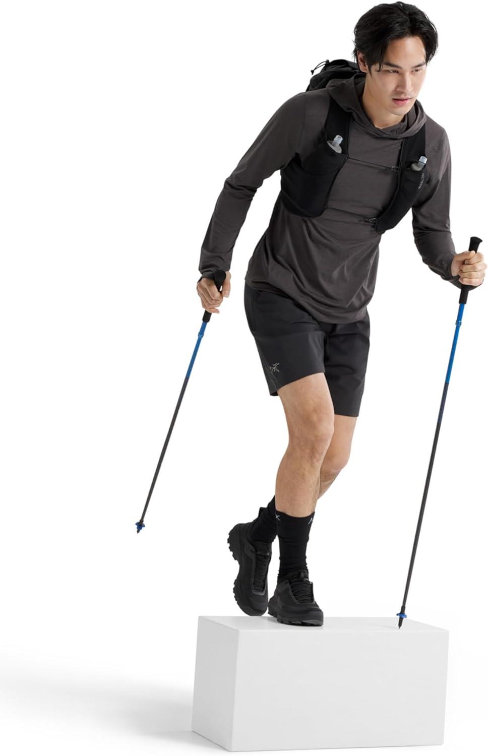 image:imageArcteryx Cormac Hoody Mens UPF 40 Hoody for HighOutput Activities Black Heather XXLarge