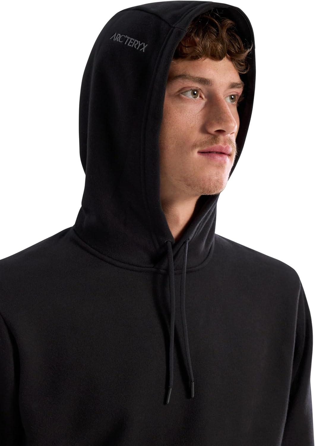 image:imageArcteryx Emblem Fleece Hoody Mens Comfortable Hoody in An Organic Cotton BlendBlack