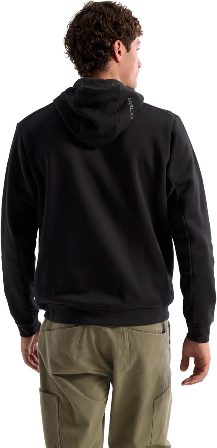 image:imageArcteryx Emblem Fleece Hoody Mens Comfortable Hoody in An Organic Cotton BlendBlack
