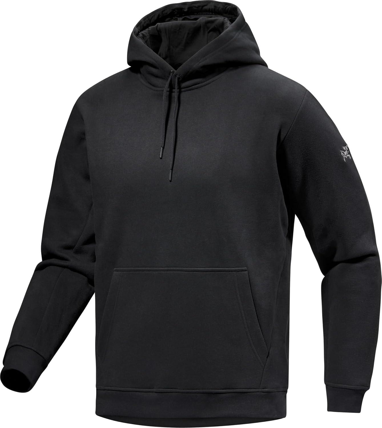 image:imageArcteryx Emblem Fleece Hoody Mens Comfortable Hoody in An Organic Cotton BlendBlack