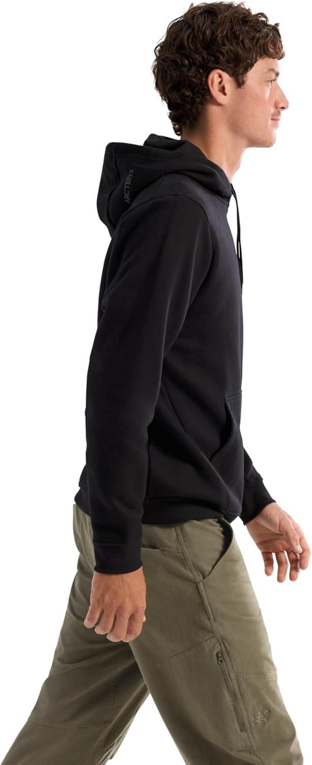 image:imageArcteryx Emblem Fleece Hoody Mens Comfortable Hoody in An Organic Cotton BlendBlack