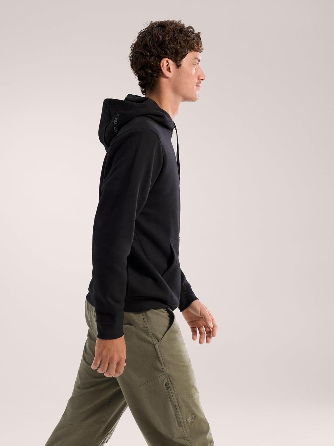 image:imageArcteryx Emblem Fleece Hoody Mens Comfortable Hoody in An Organic Cotton BlendBlack