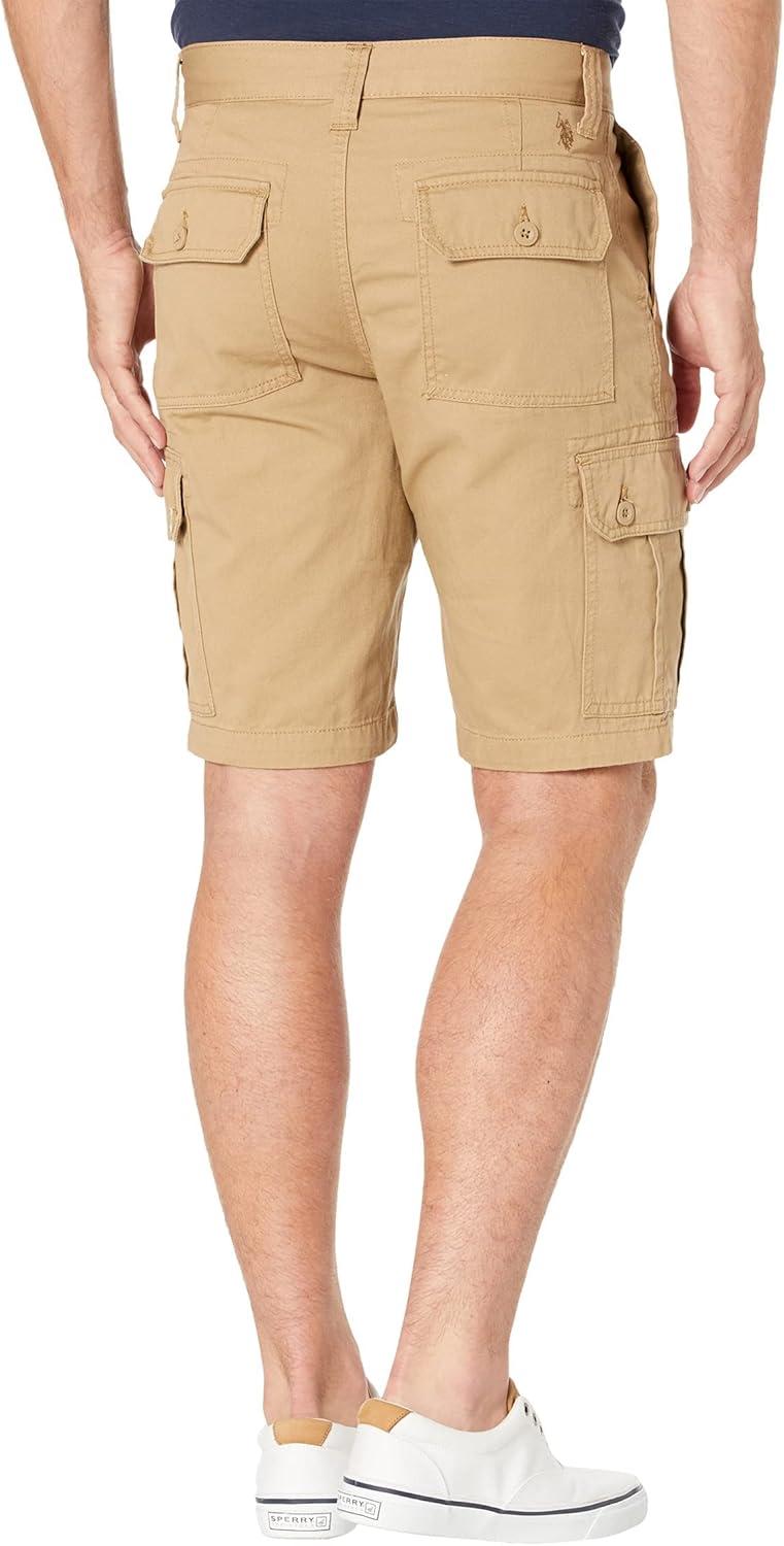 image:imageBELTED TWILL CARGO SHORTSHoney