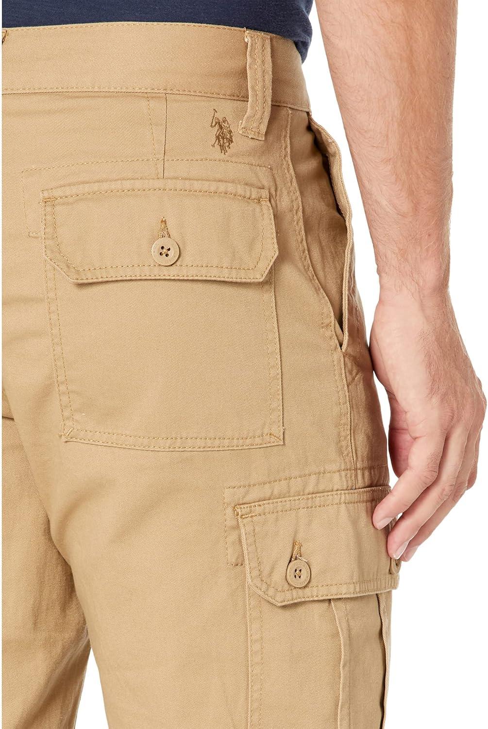 image:imageBELTED TWILL CARGO SHORTSHoney