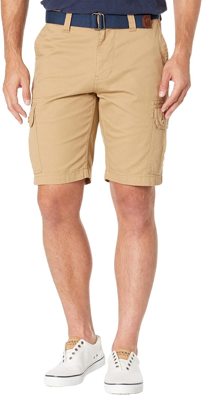 image:imageBELTED TWILL CARGO SHORTSHoney