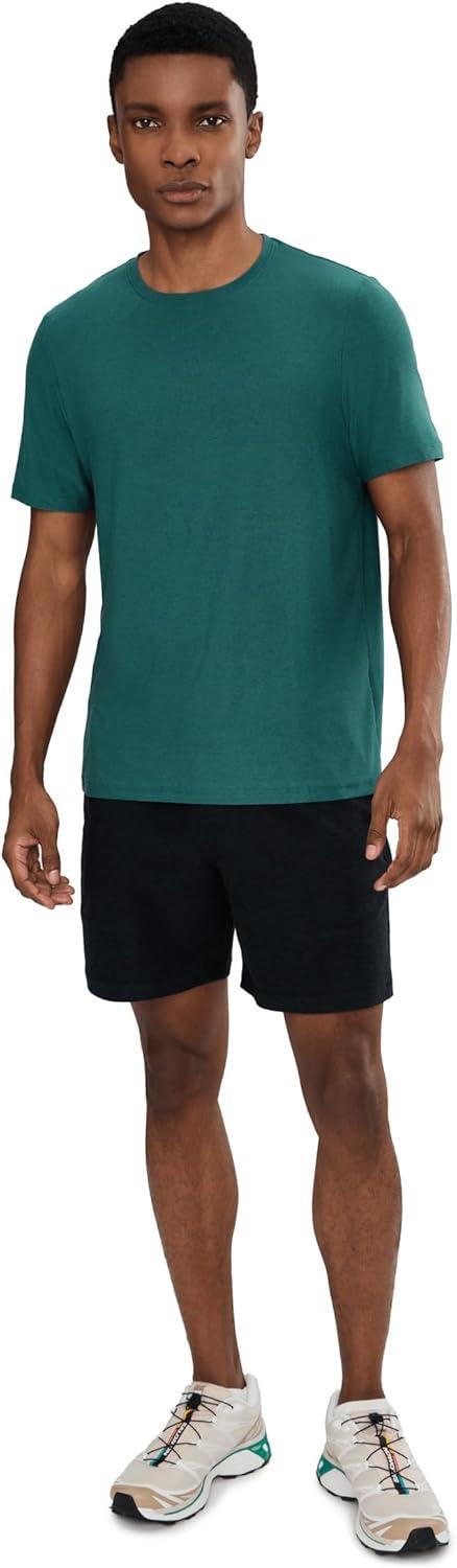 image:imageBeyond Yoga Mens Always Beyond Crew Tee 20Teal Sea Heather