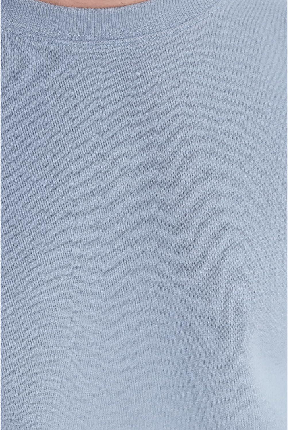 image:imageBeyond Yoga Mens LUXEFLEECE CREWNECK PULLOVERDusty Blue