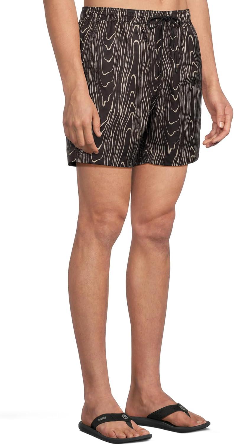 image:imageChubbies Mens The Waveforms 6 Freestyle ShortsBlack Pattern Base Plaids