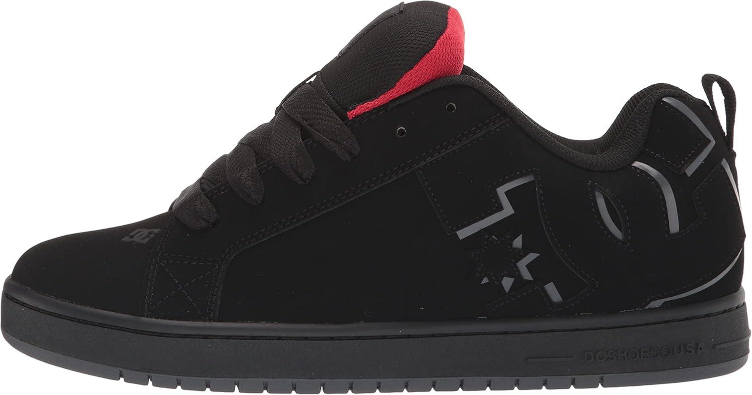 image:imageDC Mens Court Graffik Casual Skate Shoes BlackRED 10