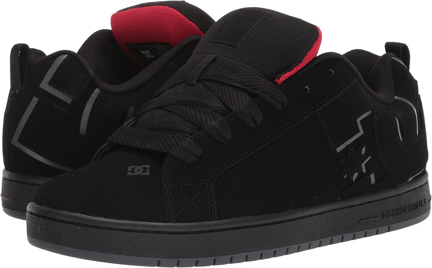 image:imageDC Mens Court Graffik Casual Skate Shoes BlackRED 10