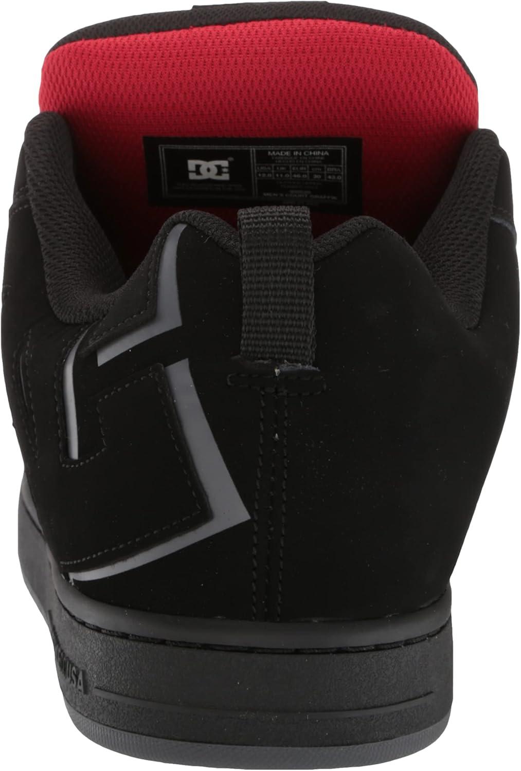 image:imageDC Mens Court Graffik Casual Skate Shoes BlackRED 10