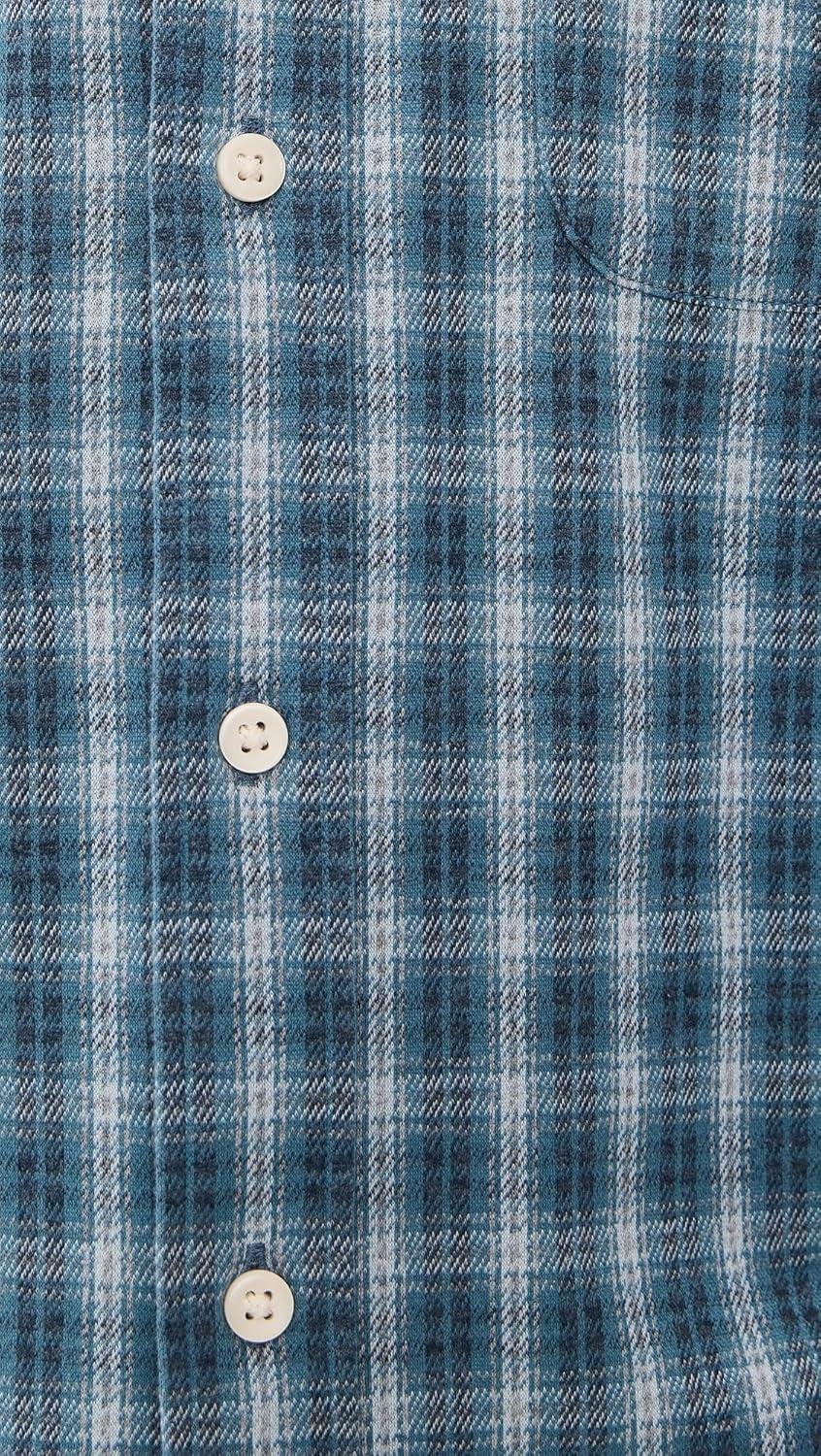 image:imageFaherty Mens Coastline Knit ShirtAzure Night Plaid