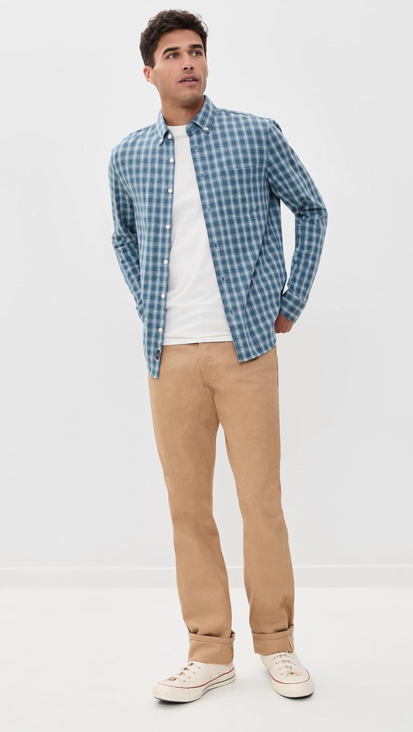 image:imageFaherty Mens Coastline Knit ShirtAzure Night Plaid