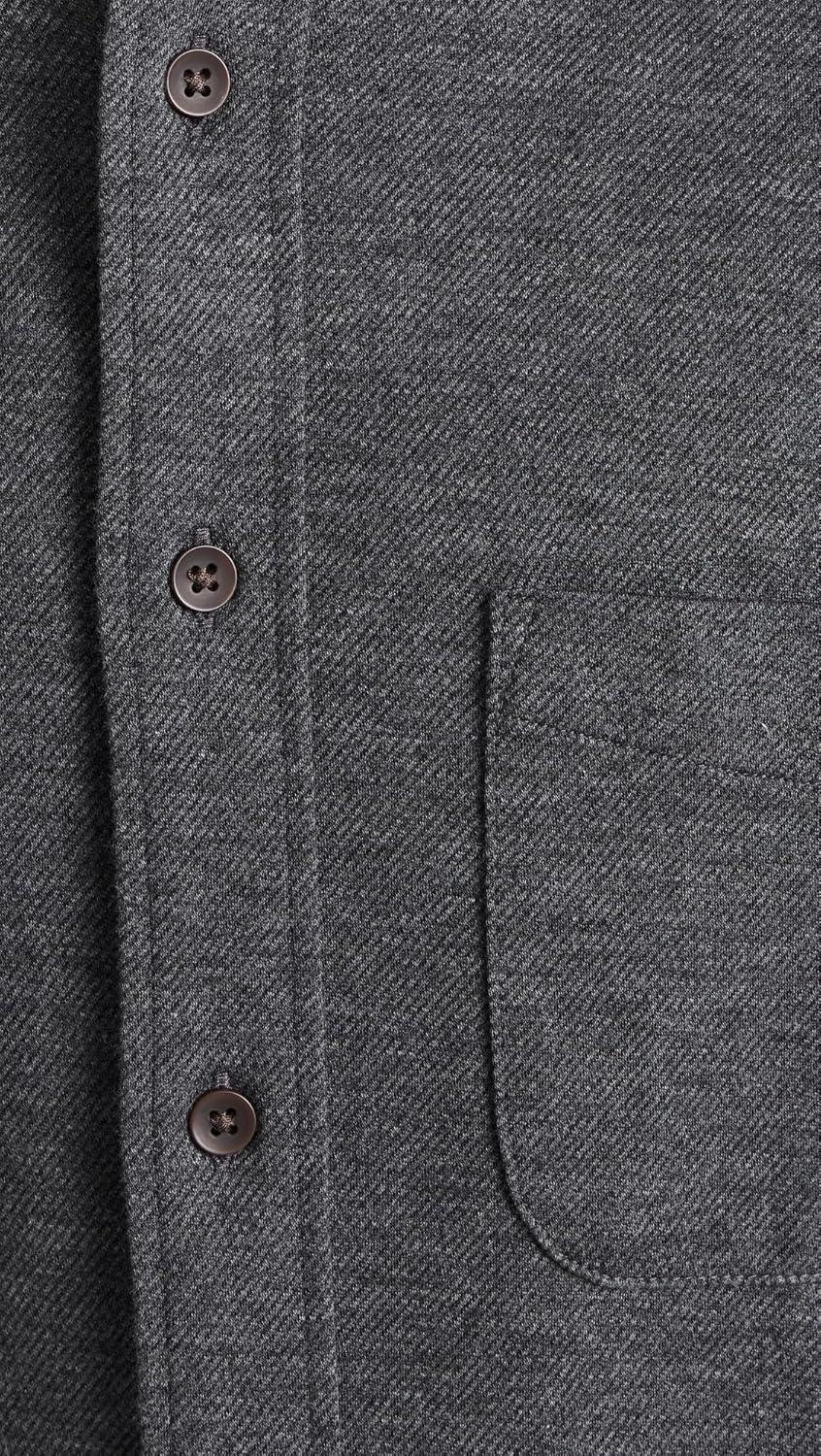 image:imageFaherty Mens Coastline Knit ShirtCharcoal Heather Twill