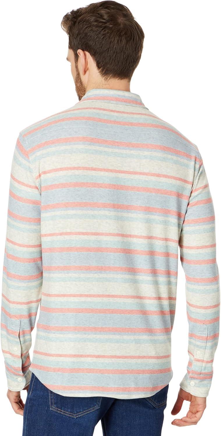 image:imageFaherty Mens Legend Sweater ShirtCoral Reef Stripe