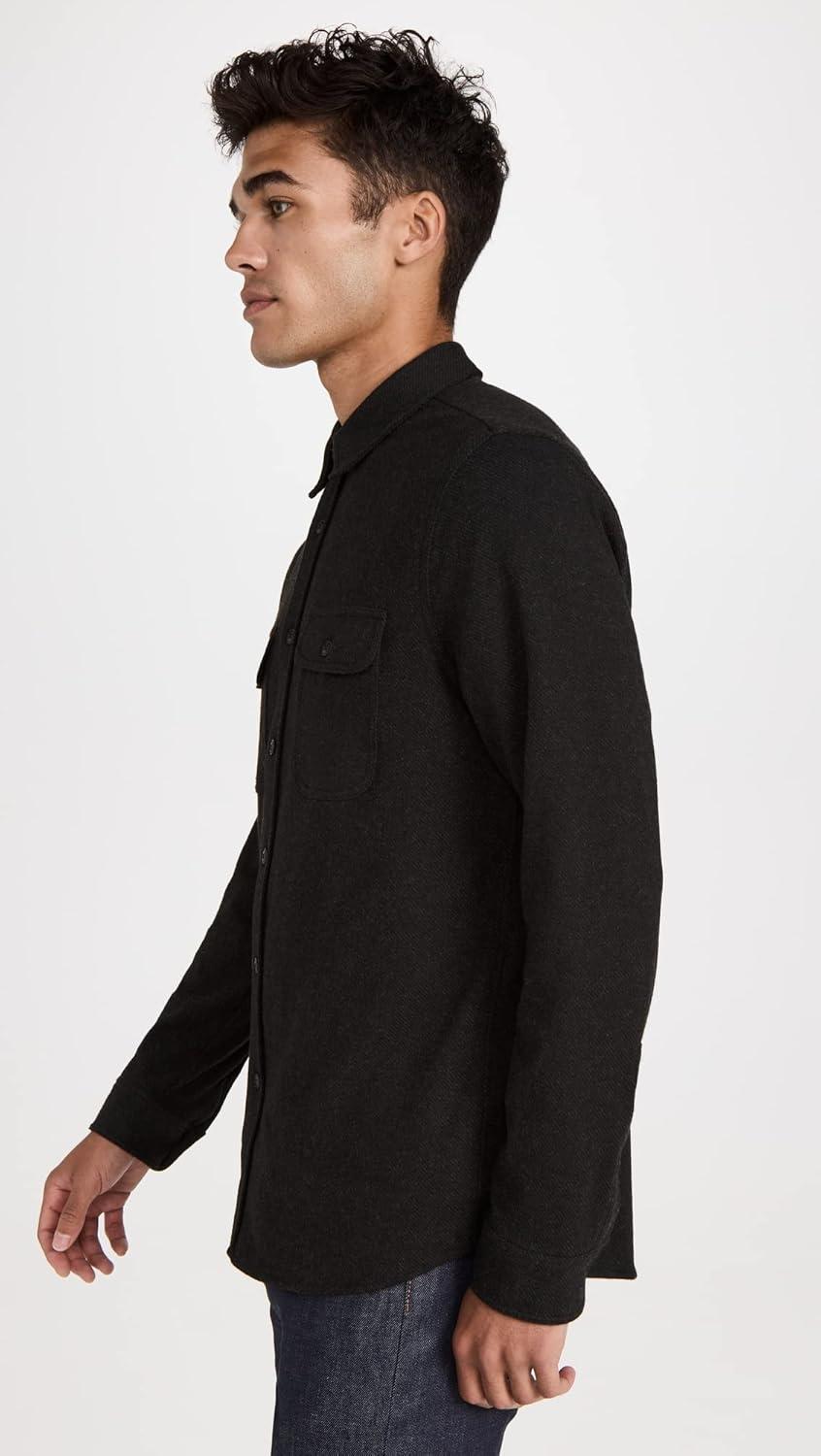 image:imageFaherty Mens Legend Sweater ShirtHeathered Black Twill