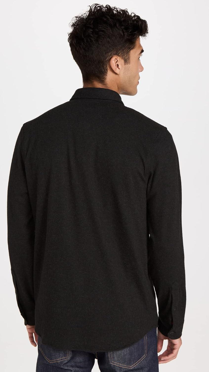 image:imageFaherty Mens Legend Sweater ShirtHeathered Black Twill