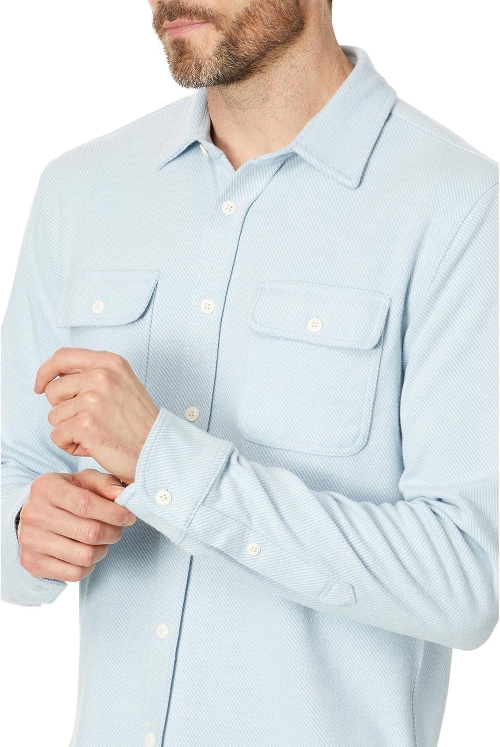 image:imageFaherty Mens Legend Sweater ShirtIce Blue Twill