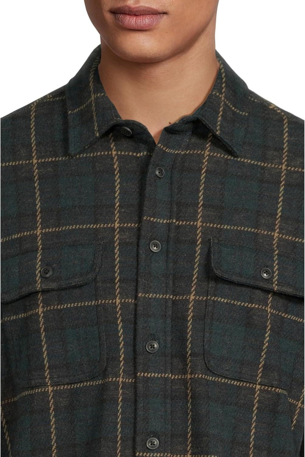 image:imageFaherty Mens Legend Sweater ShirtLodge Blackwatch Plaid