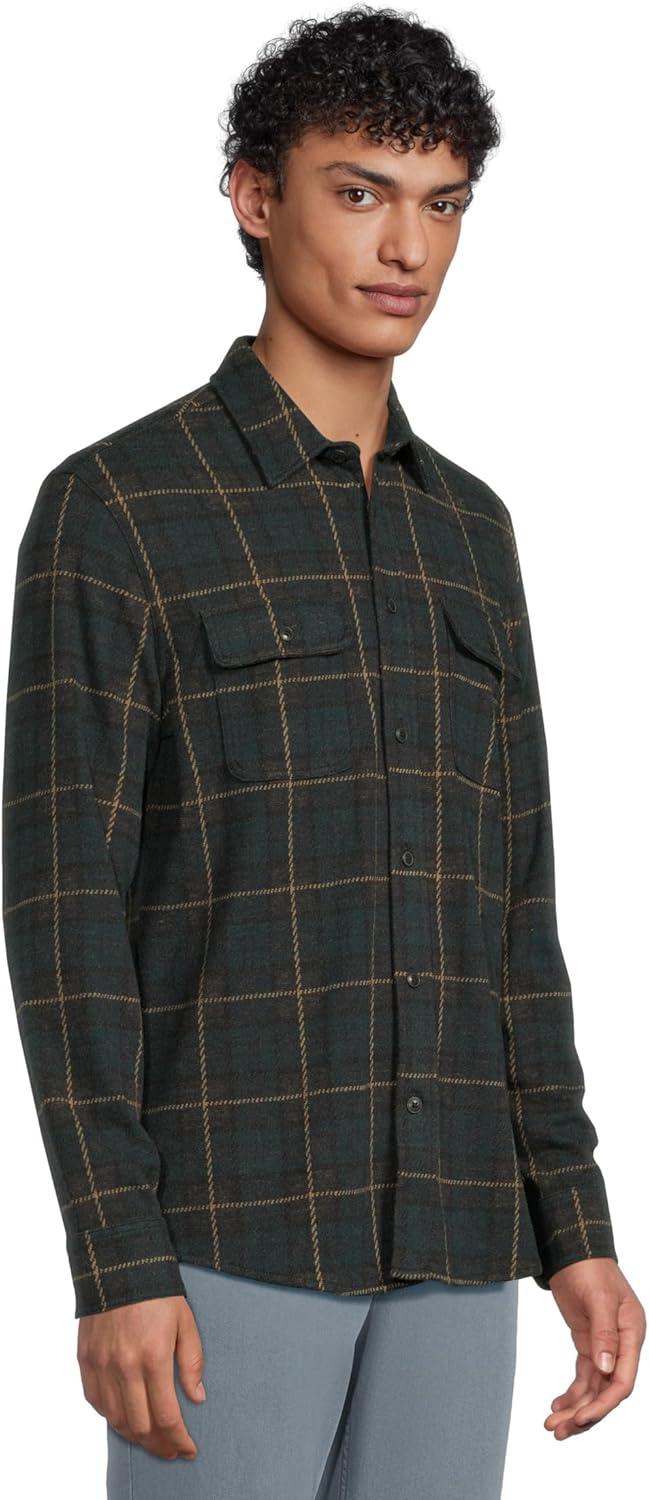 image:imageFaherty Mens Legend Sweater ShirtLodge Blackwatch Plaid